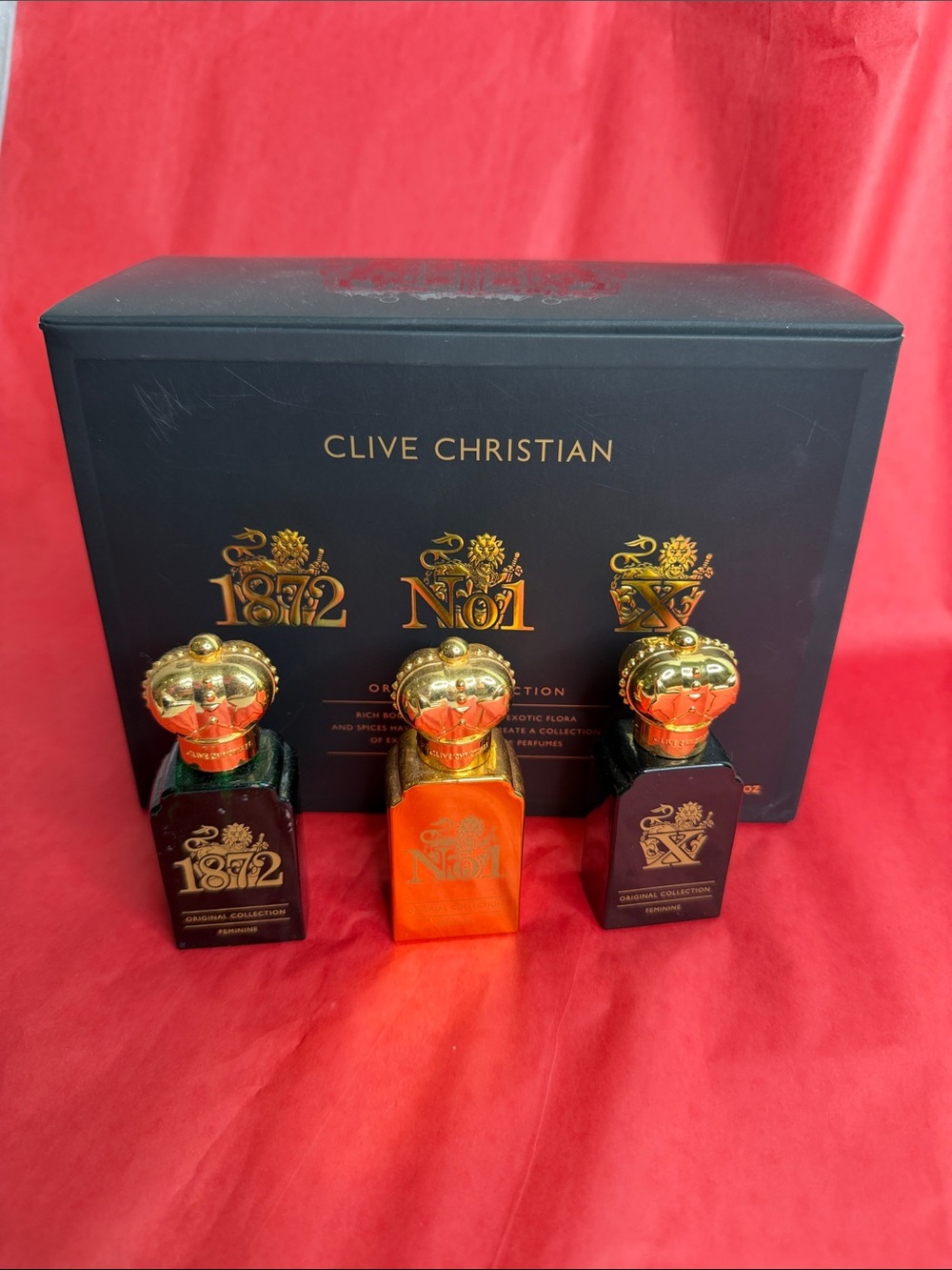 Clive Christian Women's Original Collection Set  1872, No1, X  Empty bottles